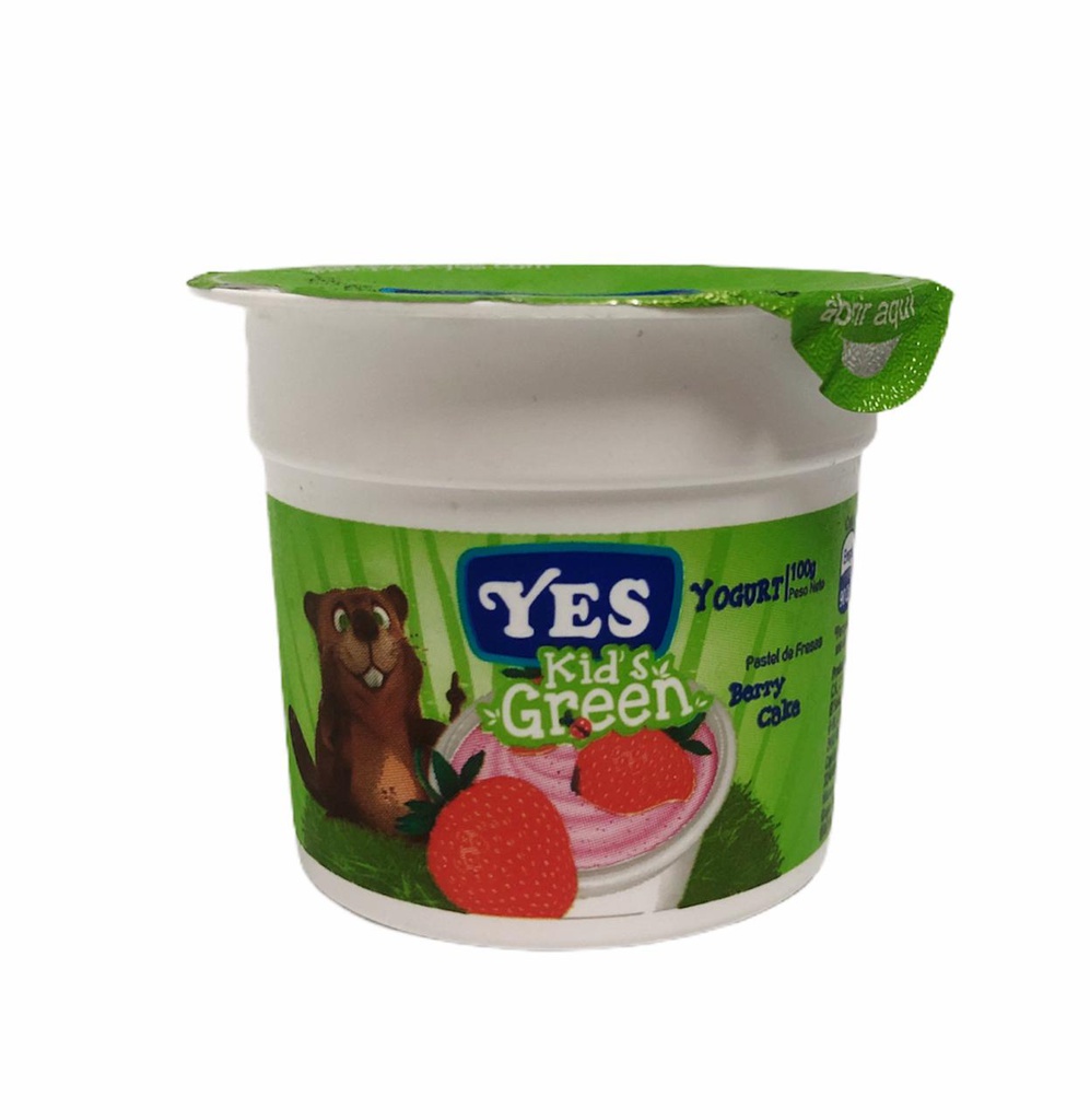 YOGURT YES KIDS GREEN PASTEL D