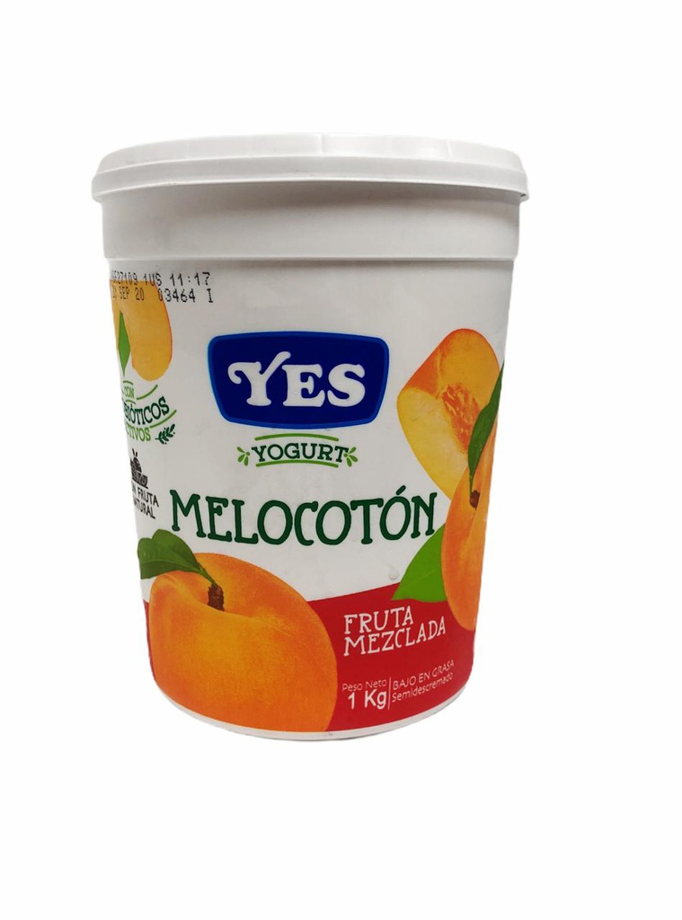 YOGURT YES MELOCOTON 1KG