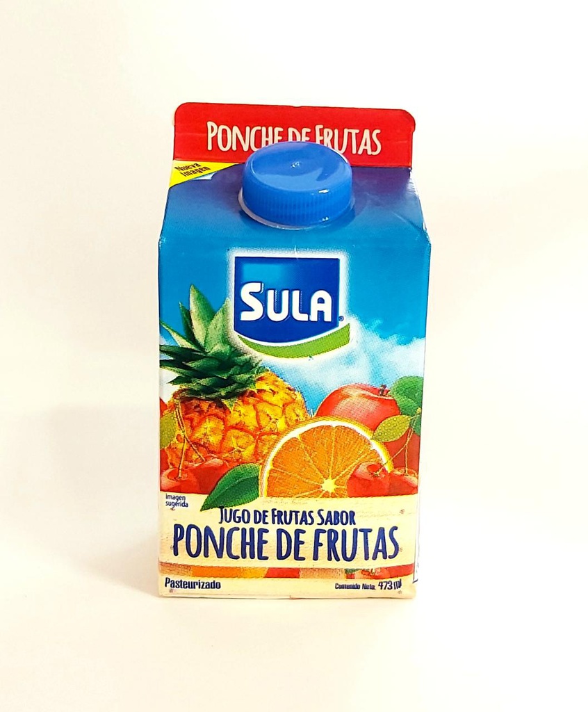 PONCHE DE FRUTAS  SULA 473 ML.