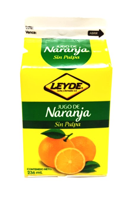 JUGO DE NARANJA LEYDE 1/4