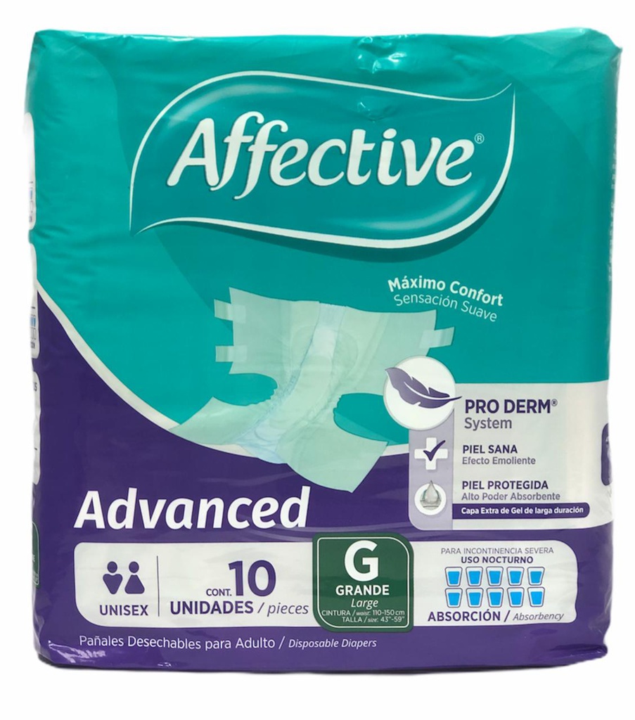 PAÑAL AFECTIVE ADVANCED GRAND