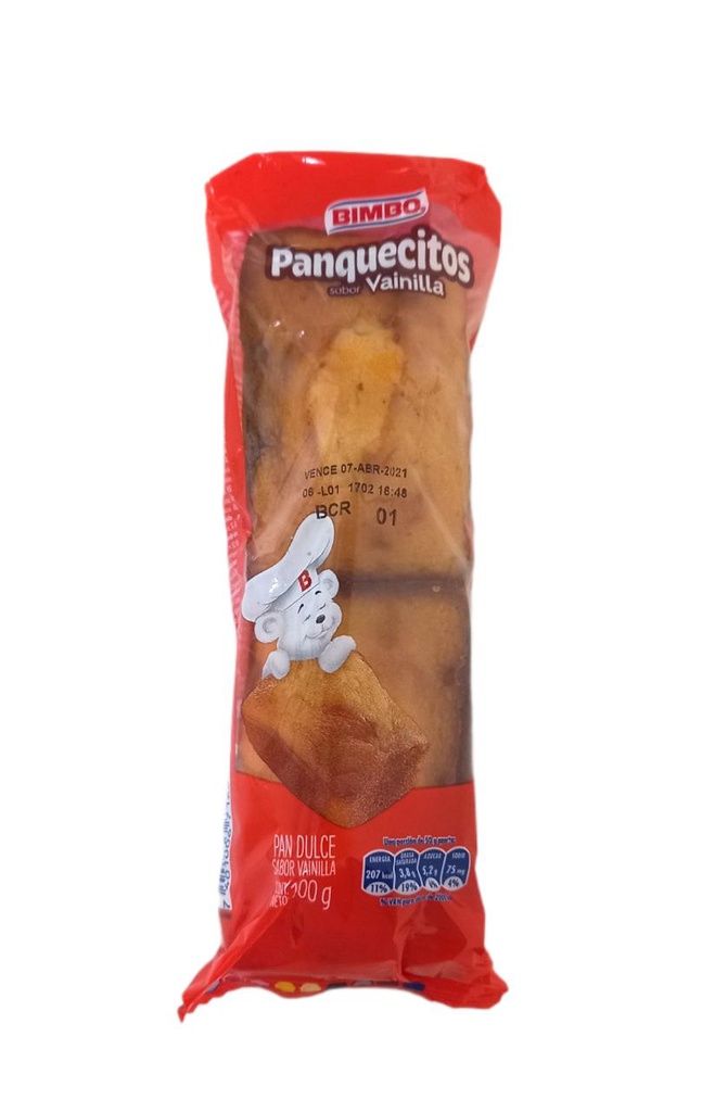 PANQUECITOS BIMBO 100 G 