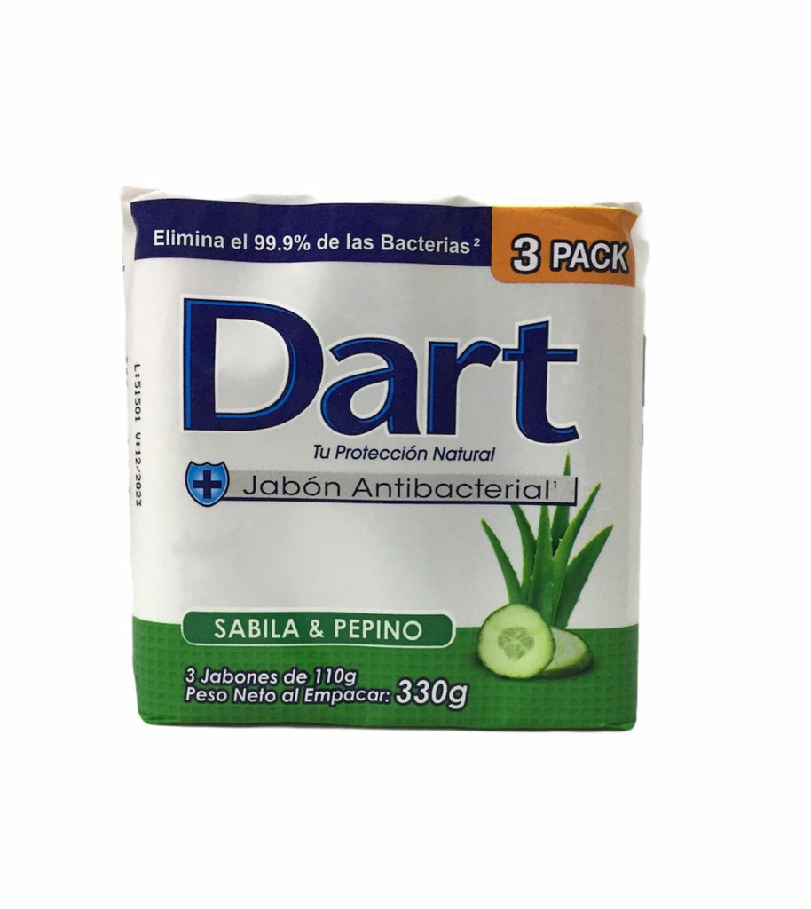 JABON DART ANTIBACTERIAL 3PACK