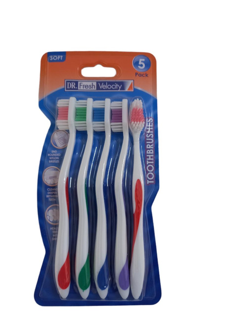 SET 5 CEPILLOS DR  FRESH SAURI