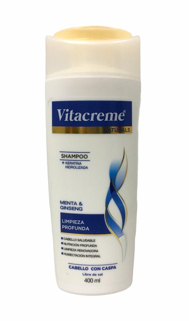 SHAMPOO VITACREME MENTA 400ML