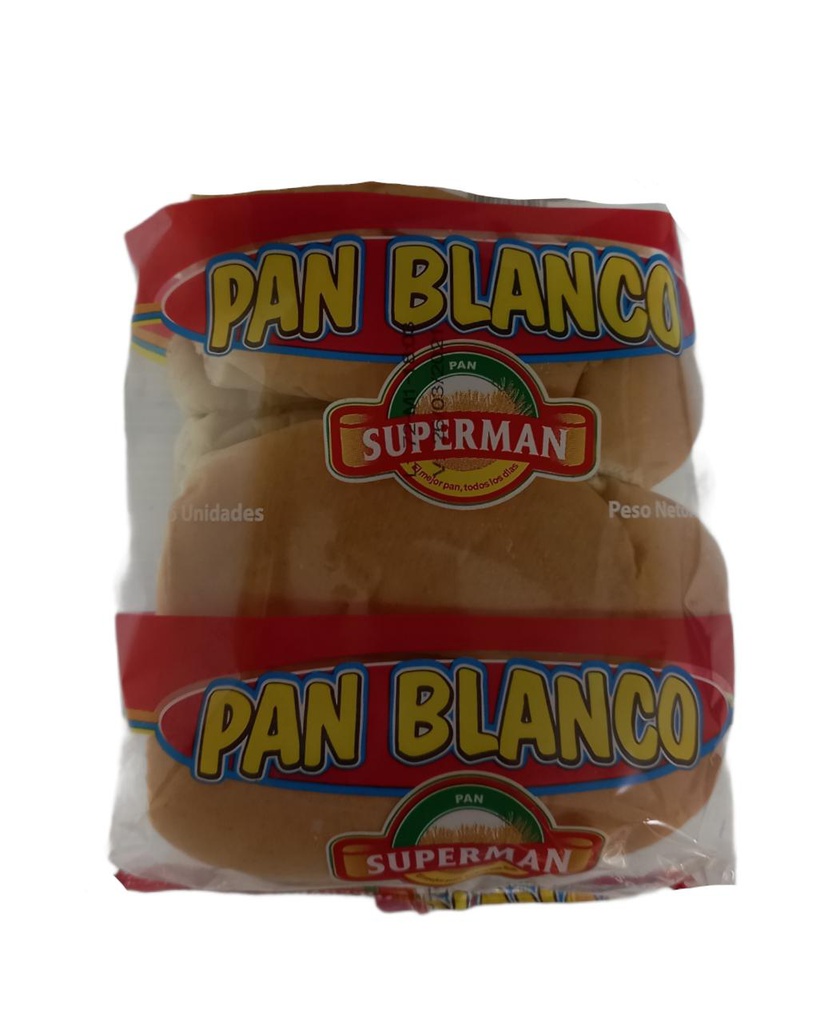 PAN BLANCO ECONOMICOSUPERMAN 6