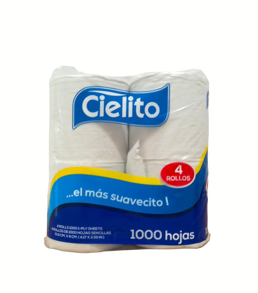 PAPEL HIGIENICO CIELITO 4 ROLL