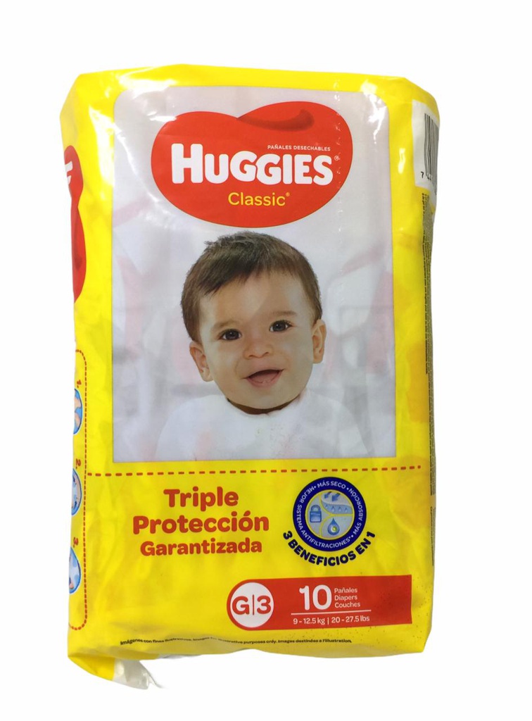 PAÑAL HUGGIES CLASSIC GRANDE