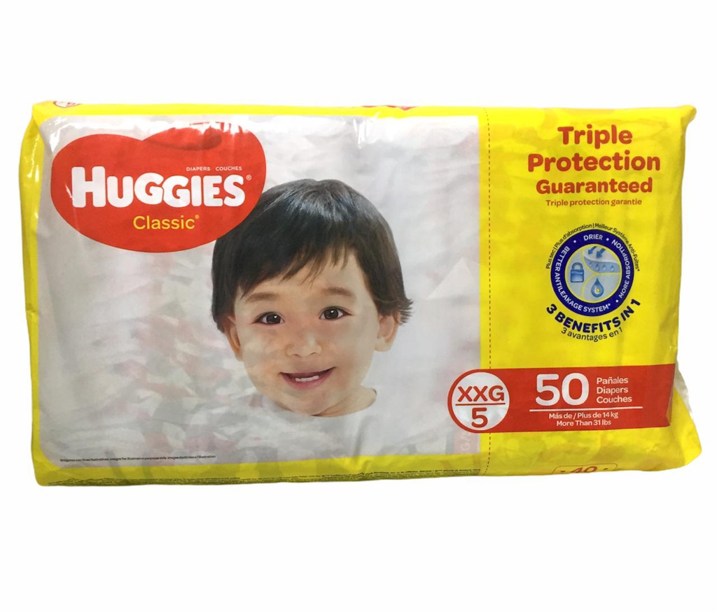 PAÑAL HUGGIES JUMBO CLASSIC XX