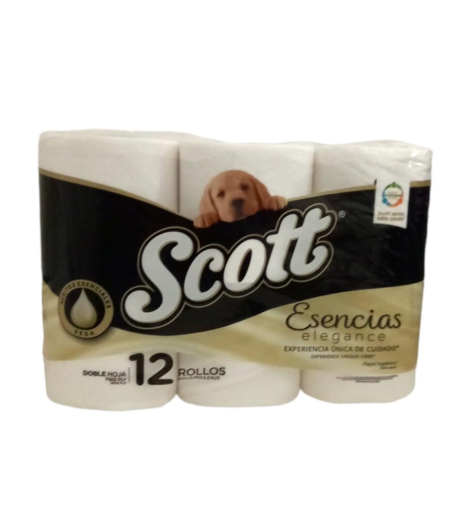 PAPEL SCOTT ESENCIAL12ROLLO