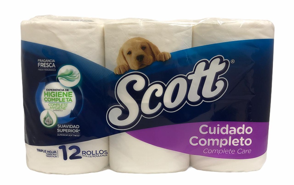 PAPEL SCOTT TRIPLE CUIDADO 12R