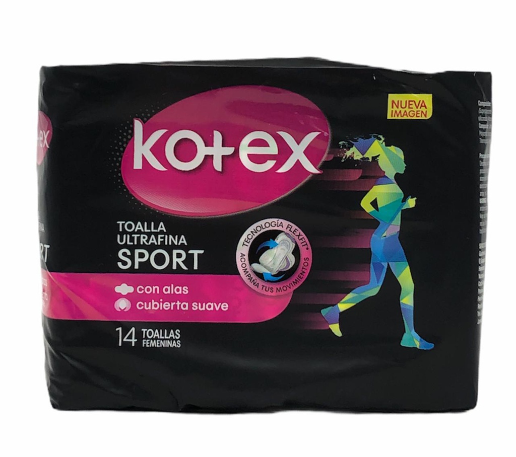 TOALLA FEMENINA KOTEX C/A 14UN