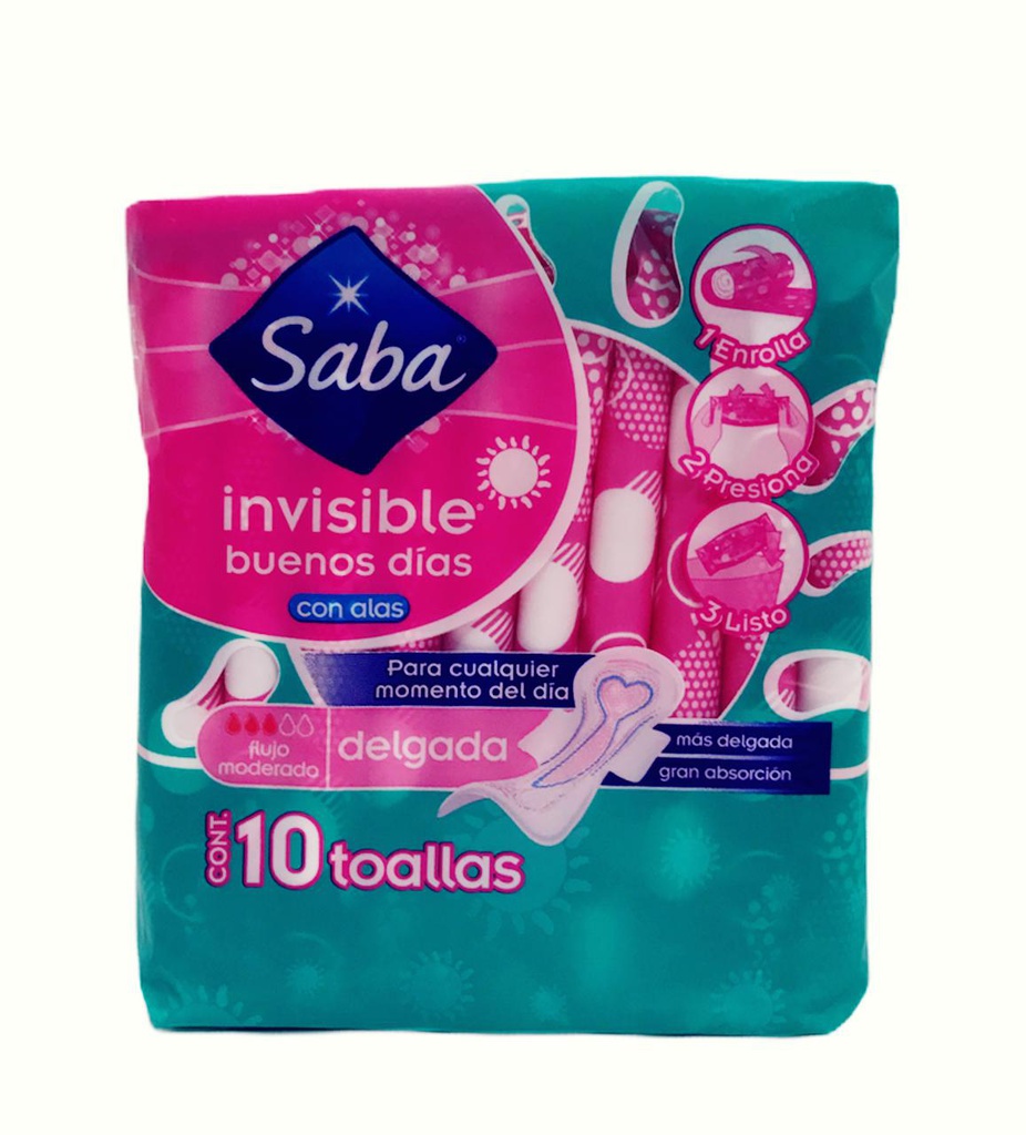 SABA INVISIBLE CON ALAS 10 PIE