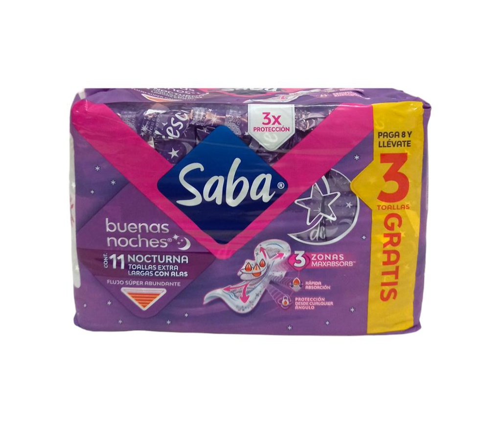 SABA BUENAS NOCHES 8 UN C/ALAS