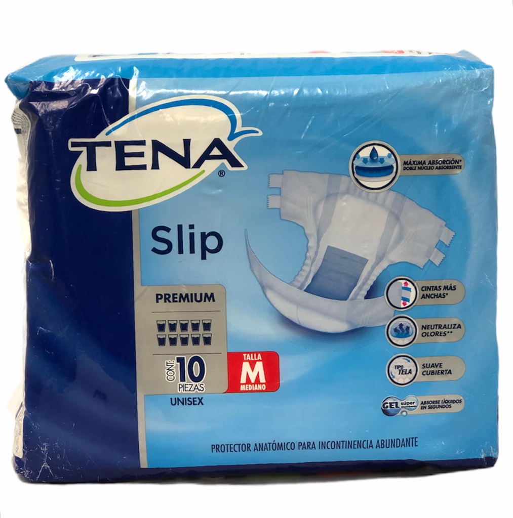 PAÑAL TENA SLIP MEDIANO 10UND