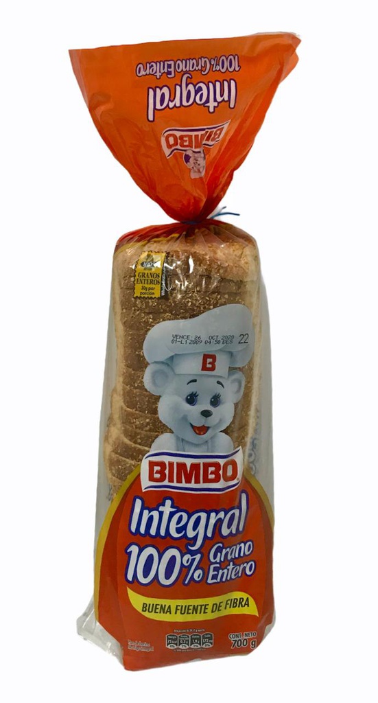 PAN MOLDE INTEGRAL BIMBO 700 G