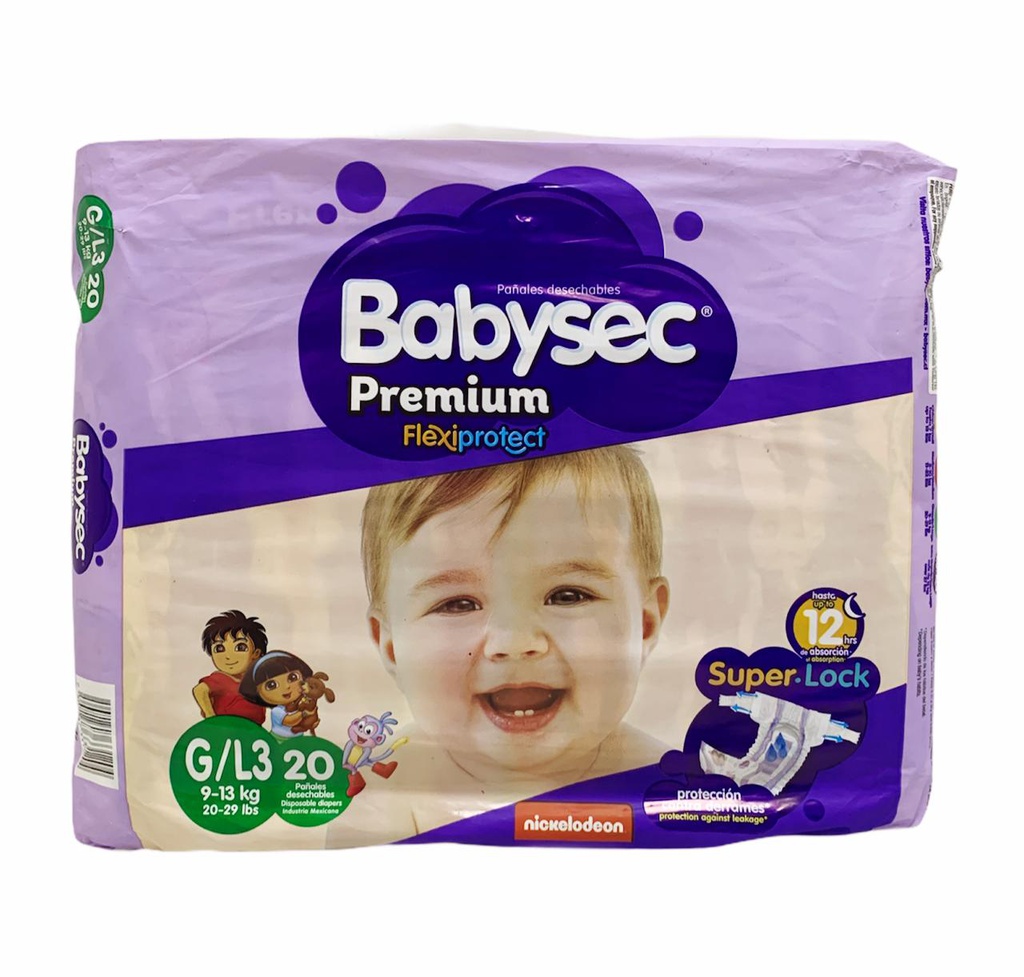 BABYSEC PREMIUM G/L 20UN