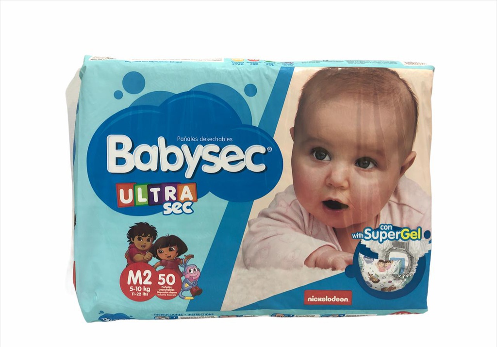 BABY SEC ULTRA M/2 50UN