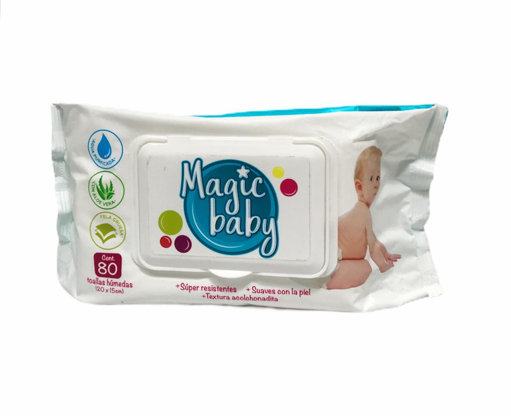 TOALLAS HUMEDAS MAGIC BABY 80U