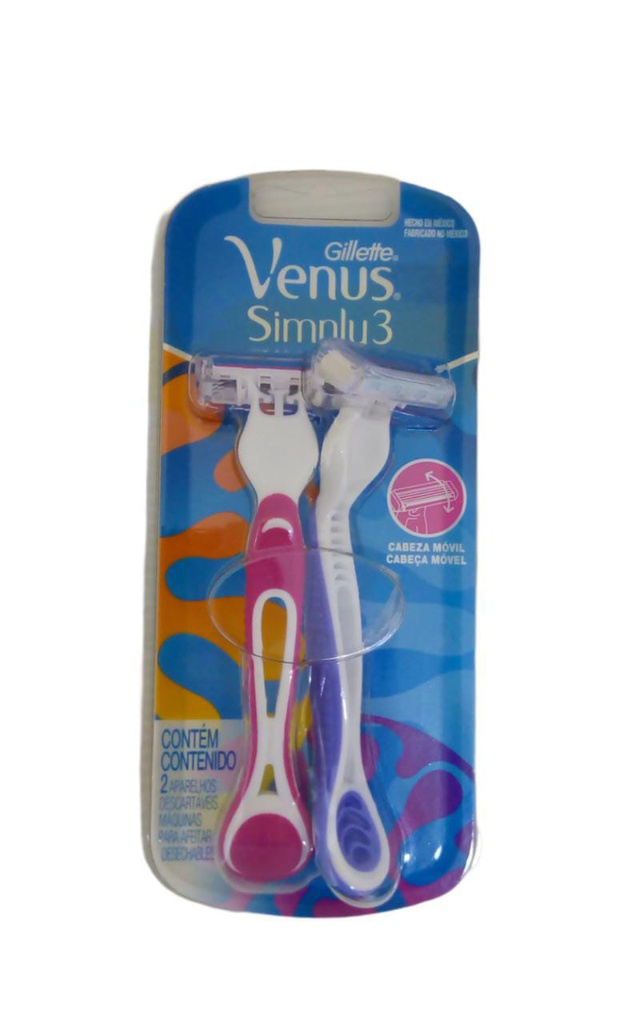 RASURADORA VENUS3 SIMPLY 2 UN