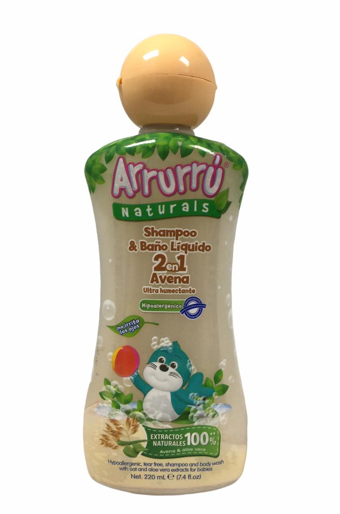 SHAMPOO ARRURRU AVENA 2 EN 1 2