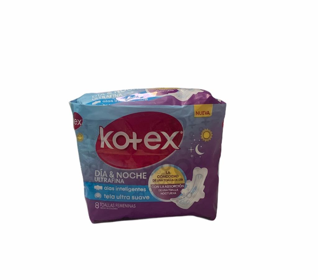 TOALLAS KOTEX DIA/NOCHE ULTRAF