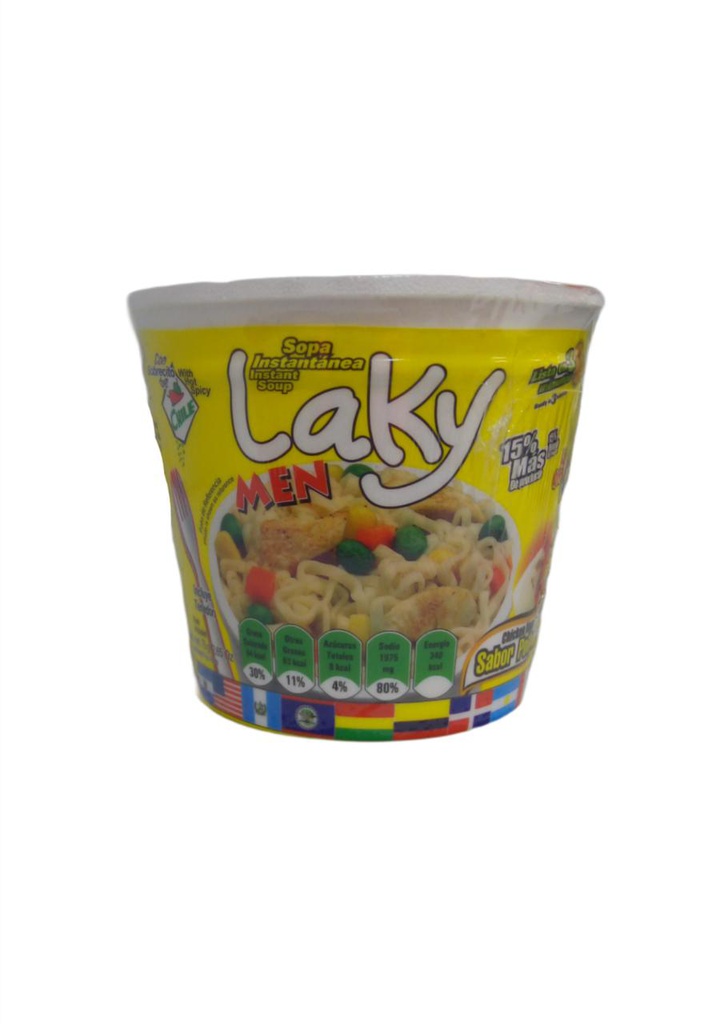 SOPA INSTANTANEA POLLO LAKY 75