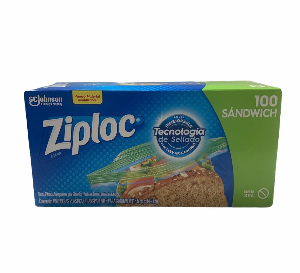 BOLSAS PARA SANDWICH ZIPLOC 10