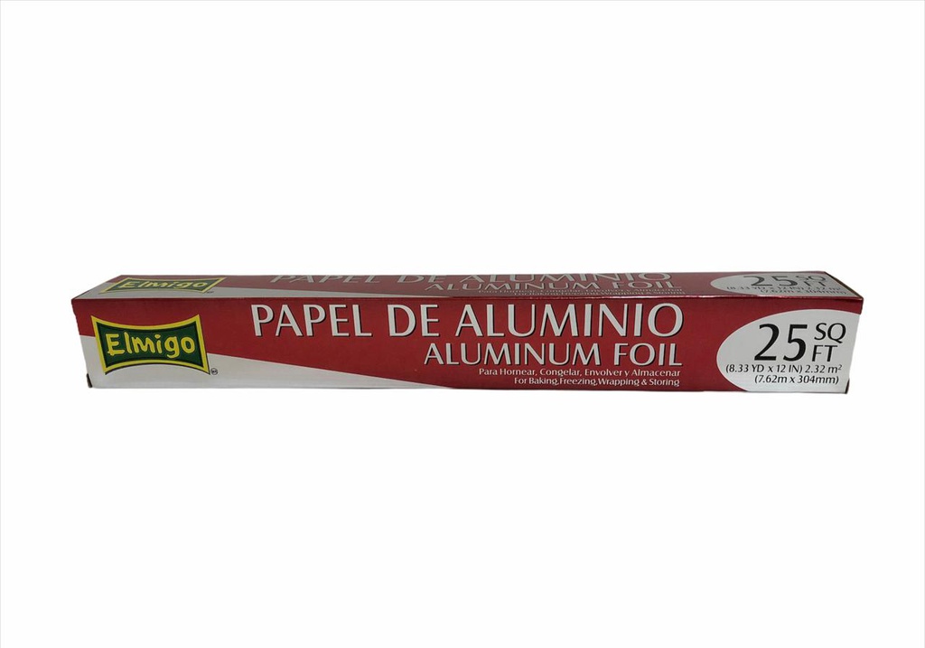 PAPEL ALUMINIO EL MIGO 25 YDS