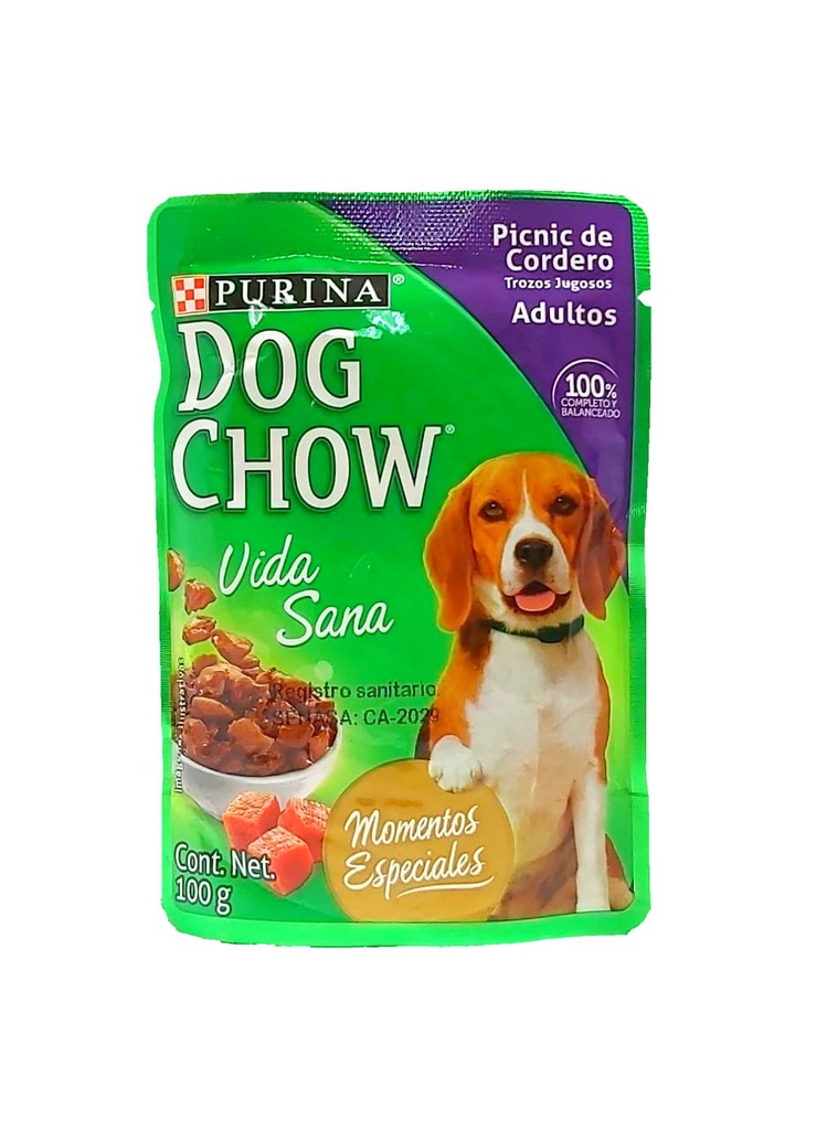 PURINA DOG CHOW CORDERO 100GR