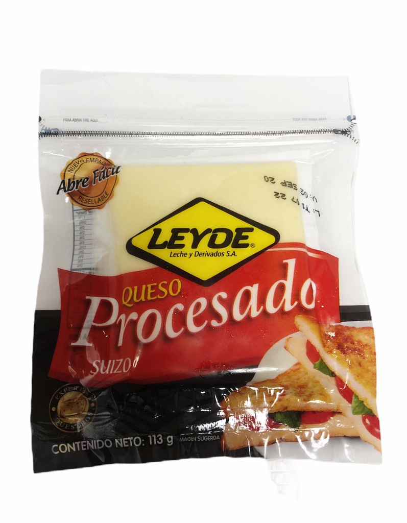 QUESO PROCESADO SUIZO LEYDE 11