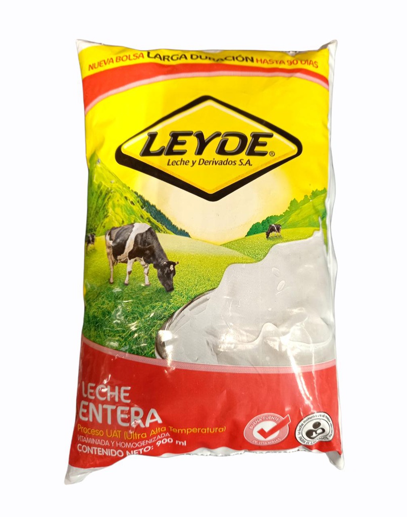 LECHE LEYDE EN BOLSA ENTERA 900ML