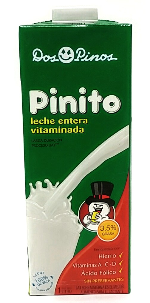 LECHE EN CAJA PINITO DOS PINOS 1LITRO