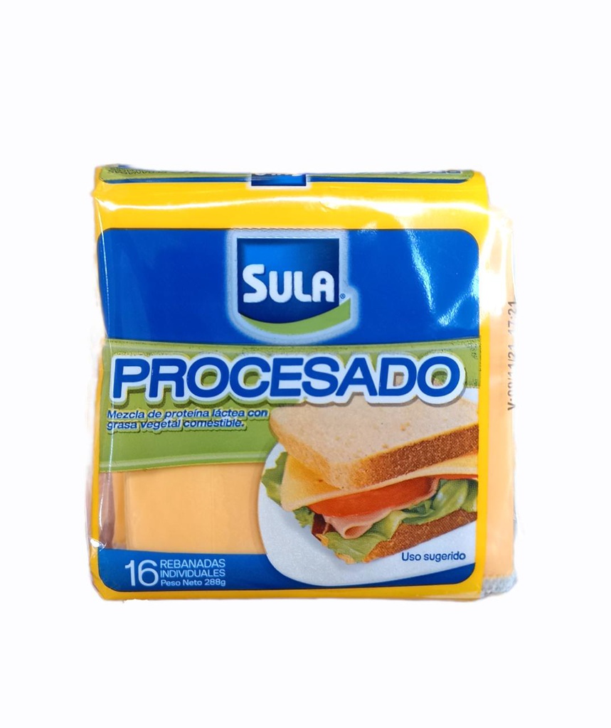 QUESO PROCESADO SULA 288 GR 16