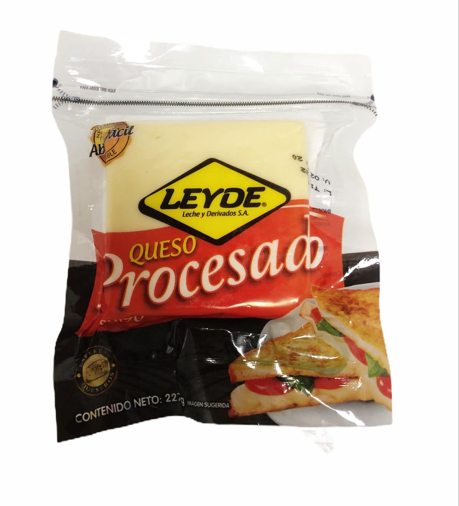 QUESO PROCESADO SUIZO LEYDE 22