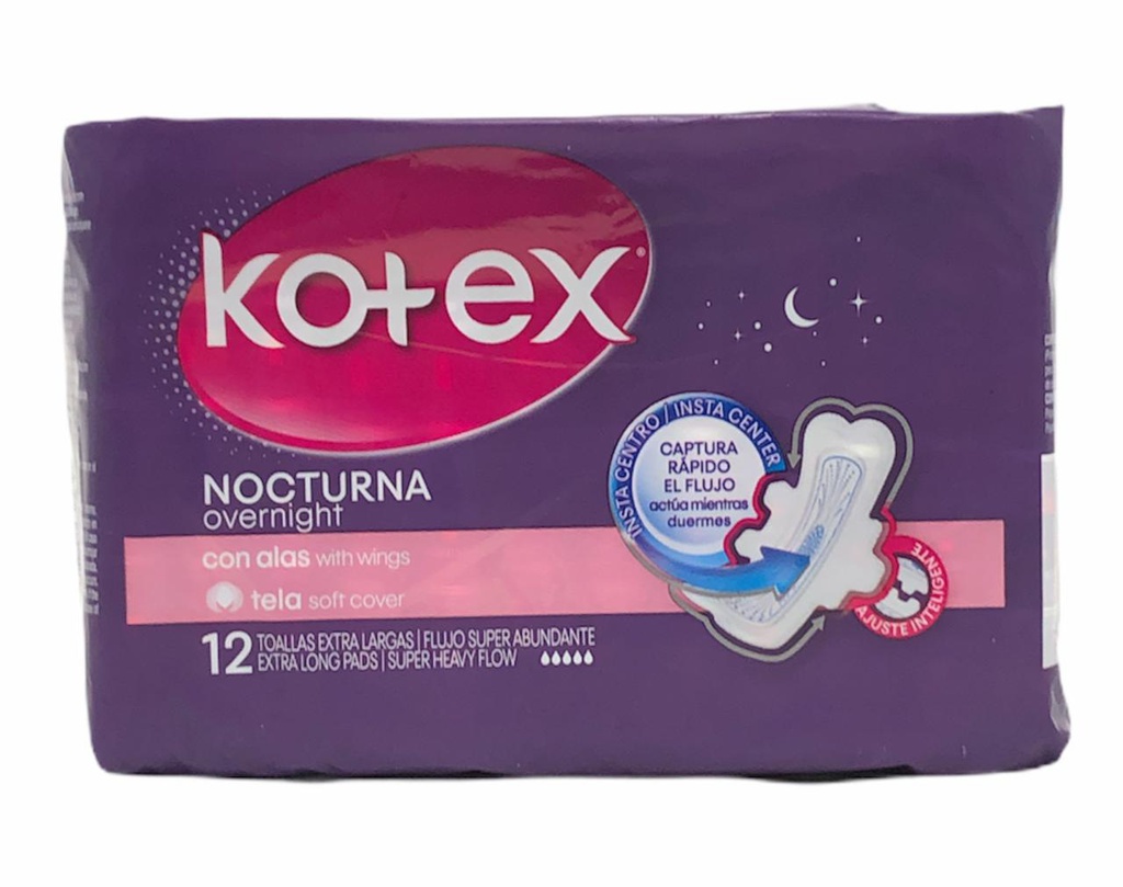 TOALLA FEM KOTEX NOCTURNA C/A