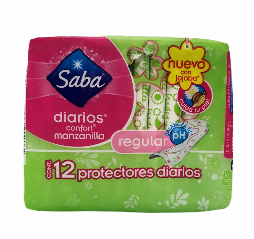 PROTECTORES DIARIOS SABA MANZA