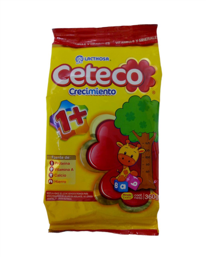 LECHE CETECO CRECIMIENTO 1+ 36