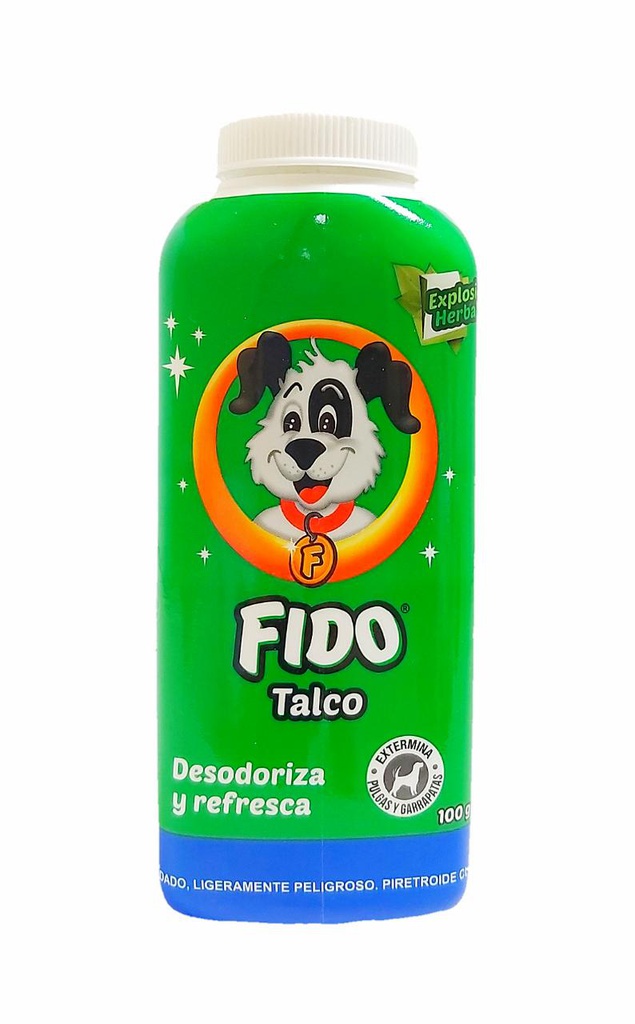 FIDO TALCO 100GR MUNDO ANIMAL