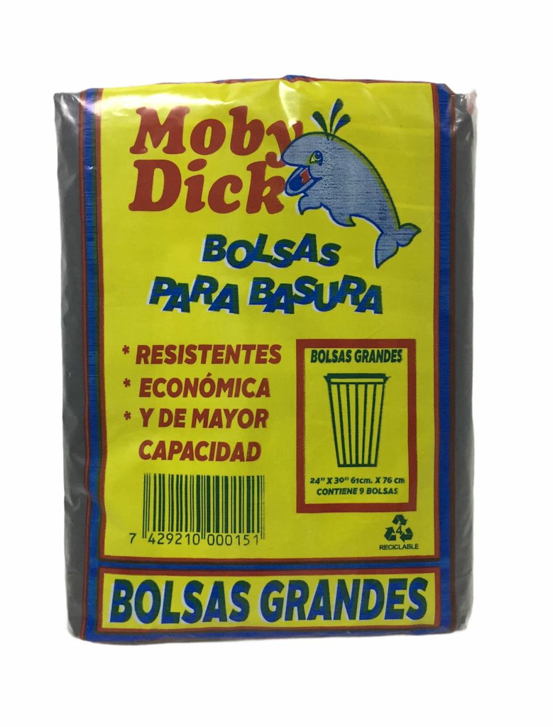 BOLSAS MOBY DICK P/BASURA GRAN