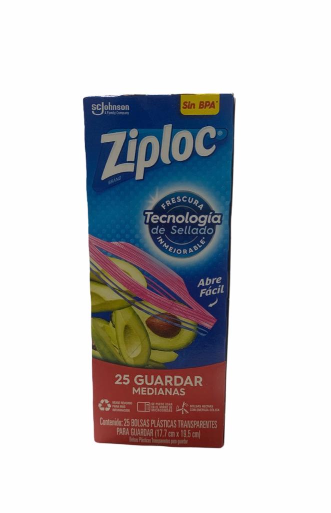 BOLSA ZIPLOC 25UND MEDIANA GUA