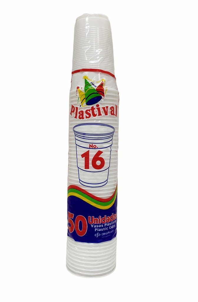 VASO 16 PLASTIVAL 50U