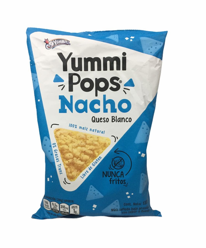 POPS NACHO QUESO BLANCO 130G 