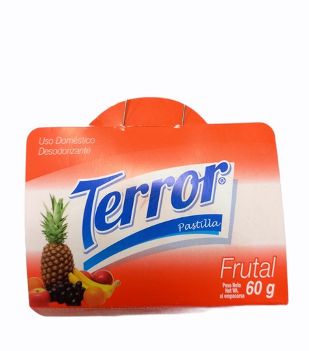 [748928002057] PASTILLA TERROR FRUTAL 50 GRAMOS