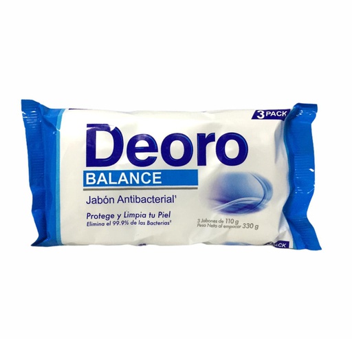 [046509272418] JABON DEORO BALANCE 3PACK 110G