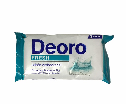 [046509272463] JABON DEORO FRESH 3PACK 110G