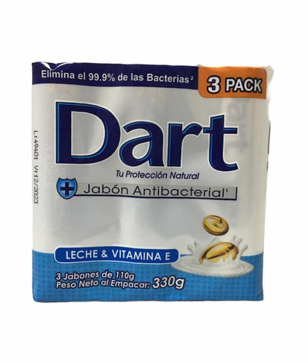 [046509285272] JABON DART LECHE 110G 3PACK