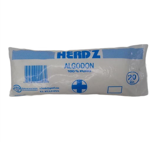 [613476000032] ALGODON HERDZ 20 G 100 % PURO