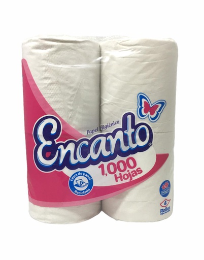 [7416502200504] PAPEL ENCANTO DE 4ROLLOS/1000H