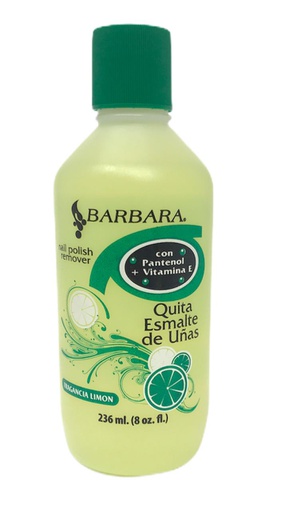 [7421002001513] QUITA ESMALTE BARBARA LIMON 8 